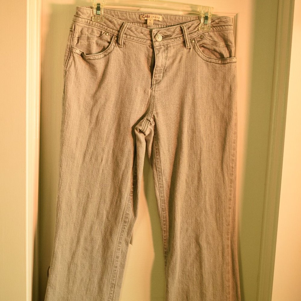 cAbi jeans gray denim bootcut